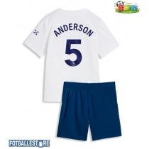Manchester City Elliot Anderson #5 Tredjedraktsett Barn 2026-27 Kortermet (+ Korte bukser)